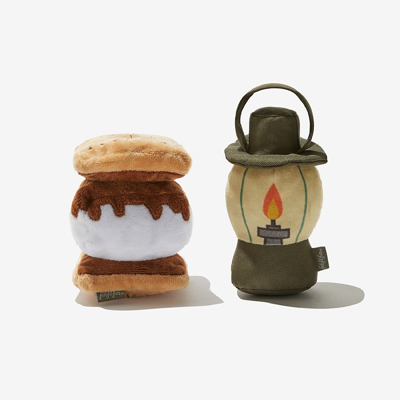 S'mores & Lantern Plush Dog Duo Small/Medium