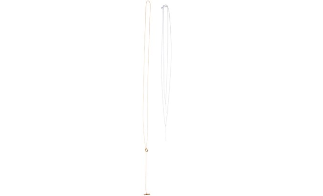 gorjana Taner Toggle Lariat and Kiernan Double Pendant Necklace - FabFitFun