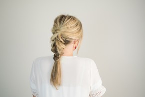 Braid 10-Ribbon Wrapped Braided Bun