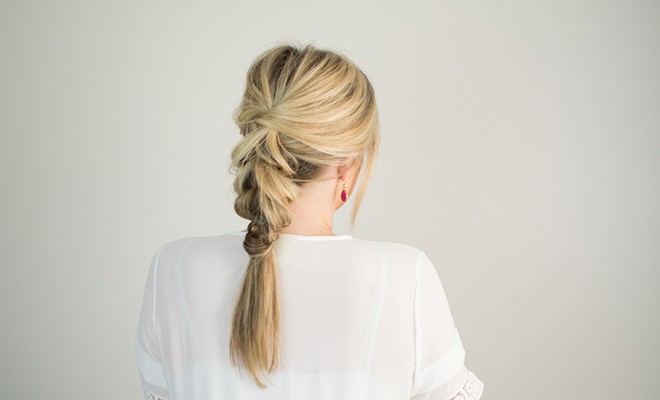 Braid 10-Ribbon Wrapped Braided Bun