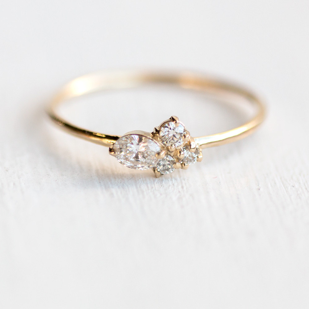 10 Subtle Engagement Rings For The Minimalist Bride Fabfitfun