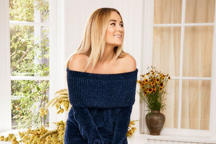 Lauren Conrad's Wide Leg Pants and Scalloped Top Look for Less