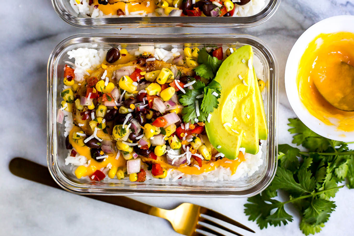 Mango Chicken Meal Prep Bowls Recipe