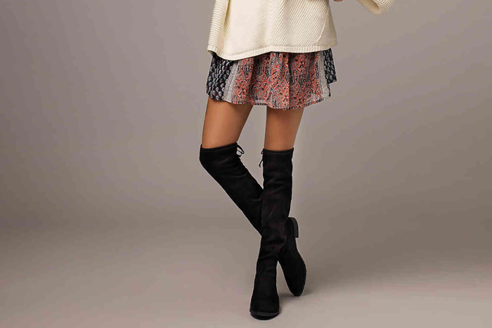 christian siriano knee high boots