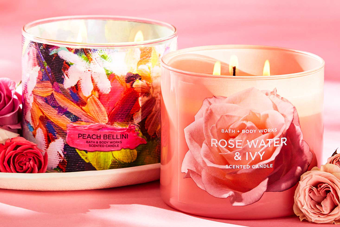 valentines day candles bath and body works