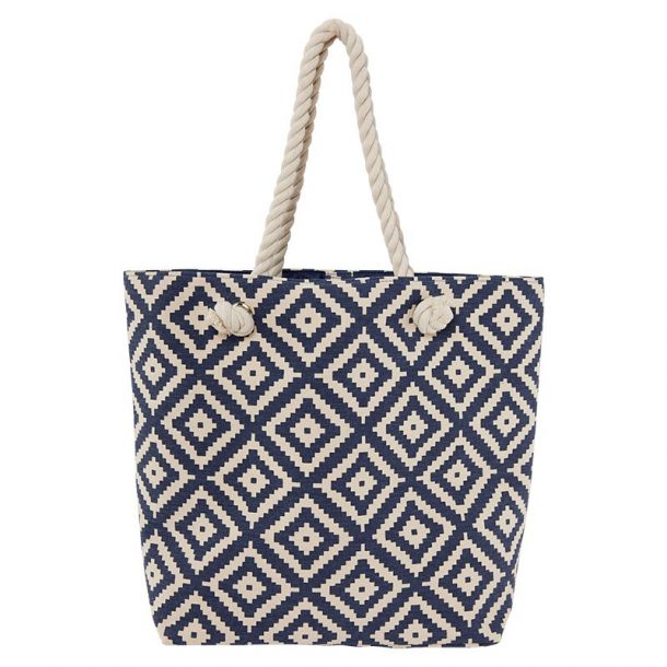 summer and rose navy diamond tote fabfitfun