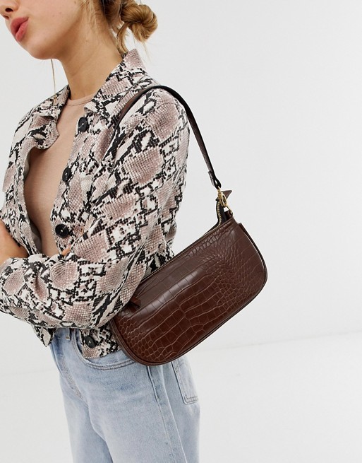 shoulder baguette bag