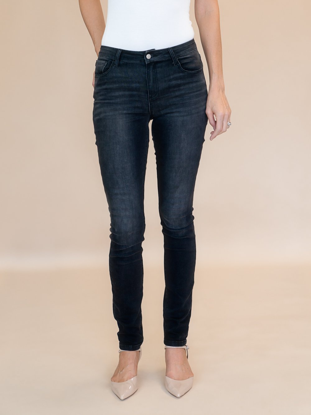 height waist jeans