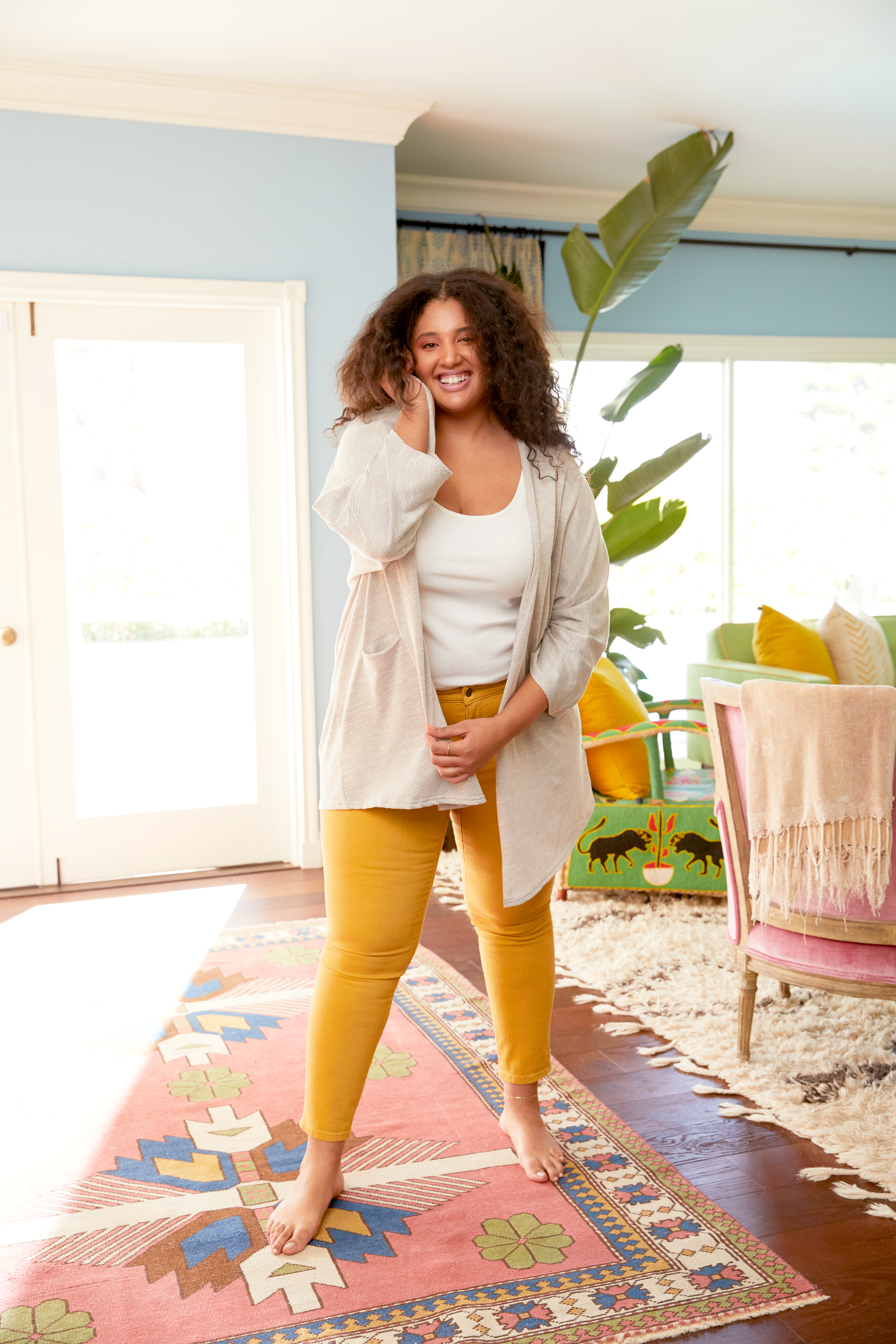 donni ribbed cardigan