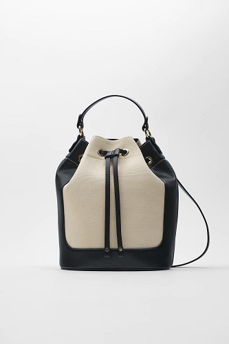 zara canvas bag