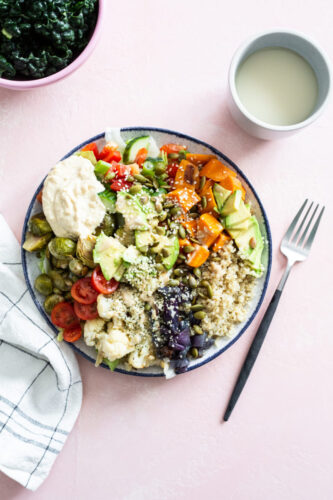 Cold Sesame Noodle Meal Prep Bowls (Vegan) - Sweet Peas and Saffron