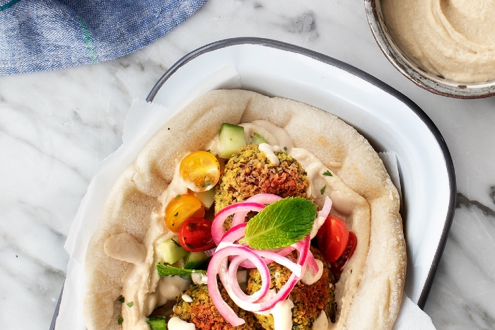 Falafel Salad Bowls (Meal Prep) - Sweet Peas and Saffron