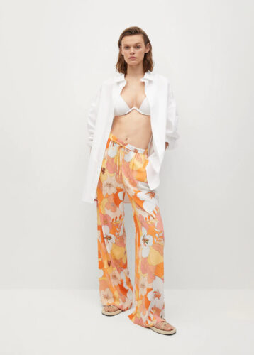 Flowy printed trousers - Women