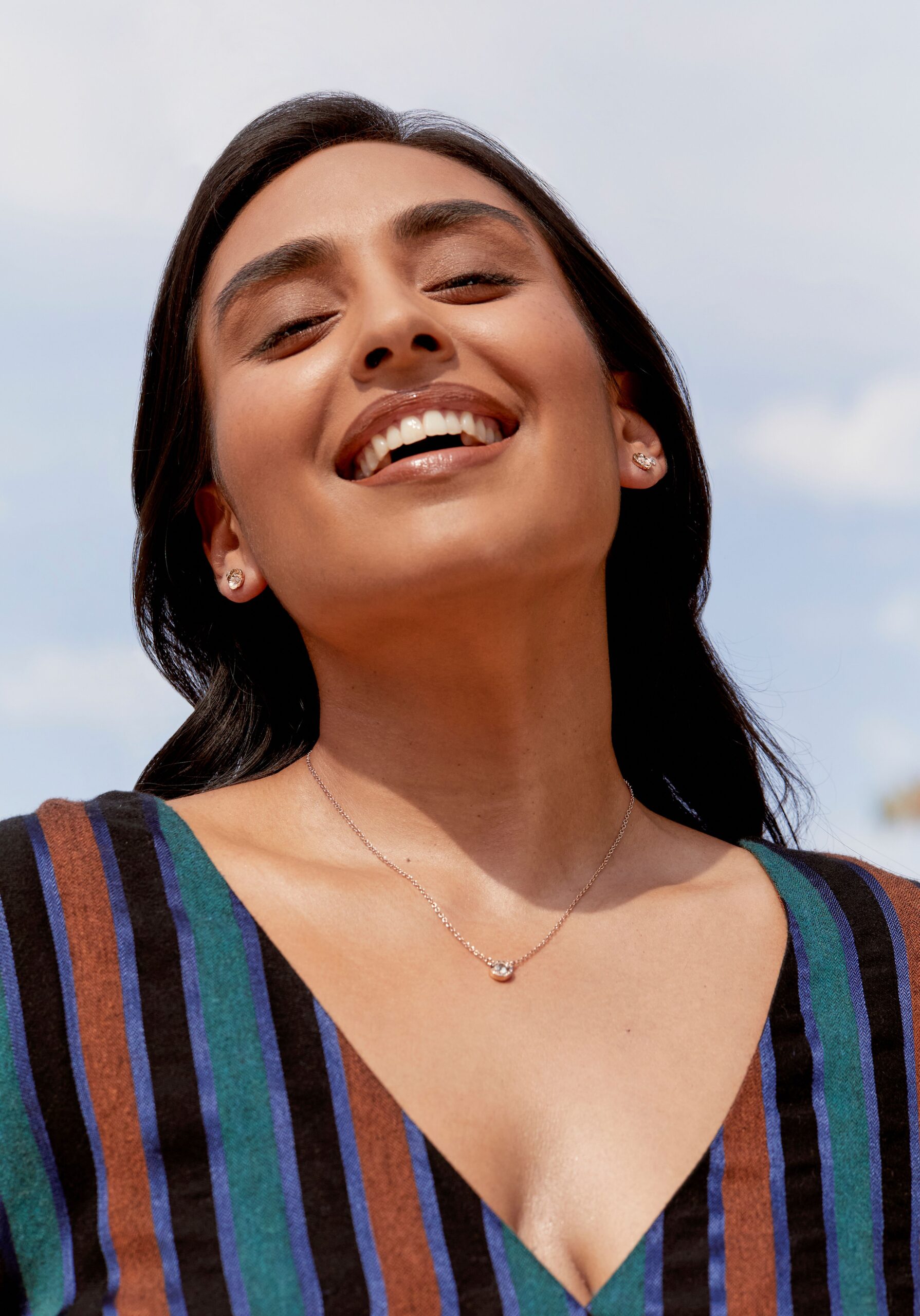 fabfitfun coach necklace and earrings