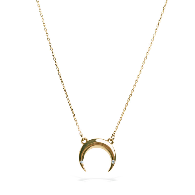 Joie De Vivre Statement Pendant Necklace in Gold | Uncommon James