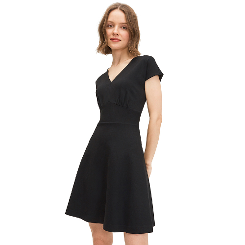 kate spade new york L112123 Womens Black Sleeveless Ponte Sheath Dress Size  10