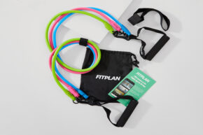 Fitplan 3 in 1 Resistance Band Bundle on White Background