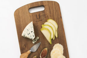 Uncommon James cheeseboard on neutral background
