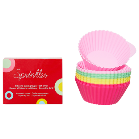 Silicone Baking Cups Set of 12 by Sprinkles - FabFitFun