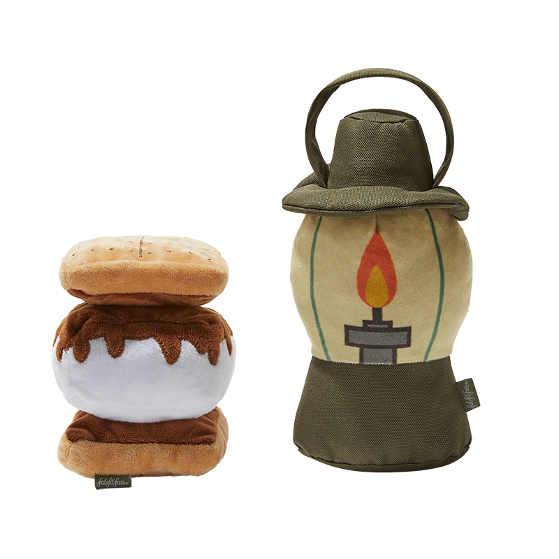 S'mores & Lantern Plush Dog Duo Large/Extra-Large
