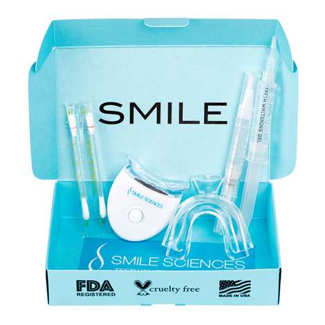 Teeth whitening home kit led