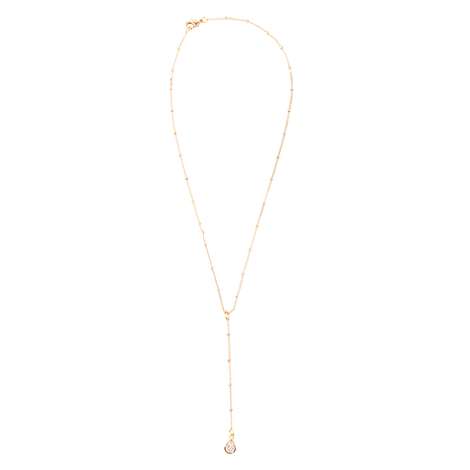 Frasier Sterling Crystal Drop Necklace - FabFitFun