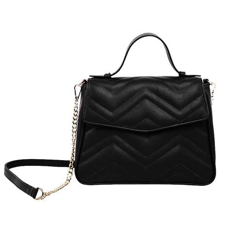 summer and rose black crossbody