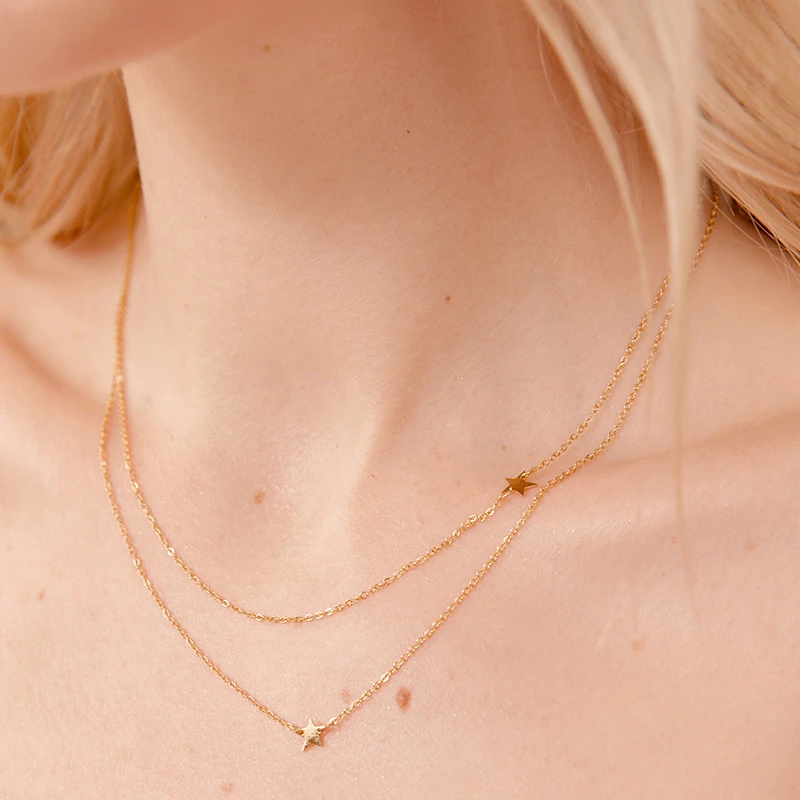 Jewelry Brands Jennifer Zeuner Star Double Necklace Review Layered
