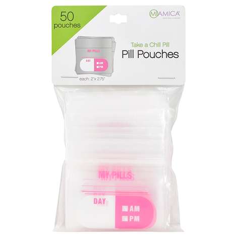 Miamica Resealable Pill Pouch 50 Pack Fabfitfun