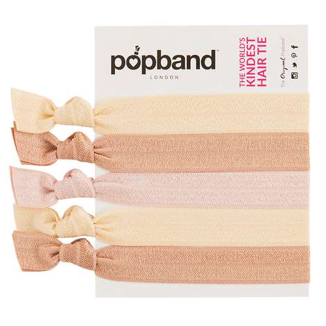 Popband London Hair Tie Set Of 5 Fabfitfun