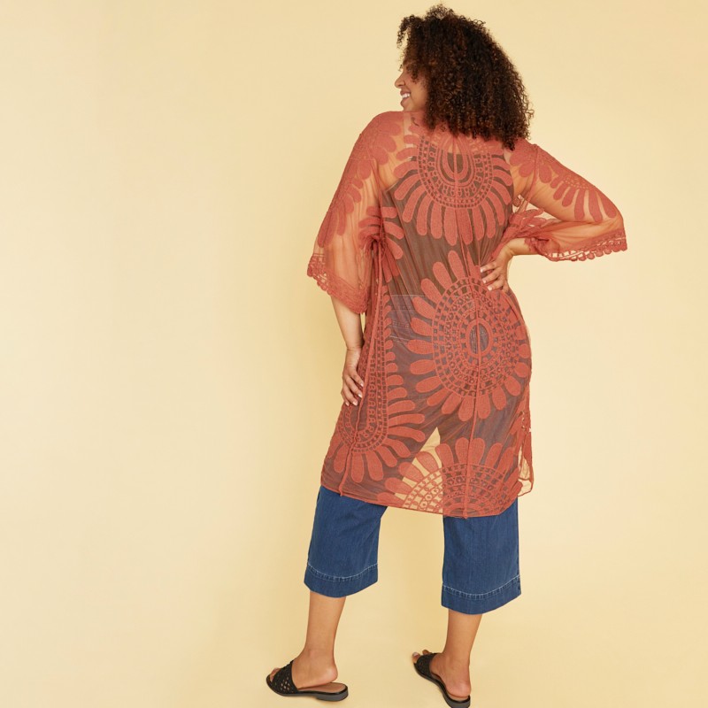 Embroidered Cardigan - Standard