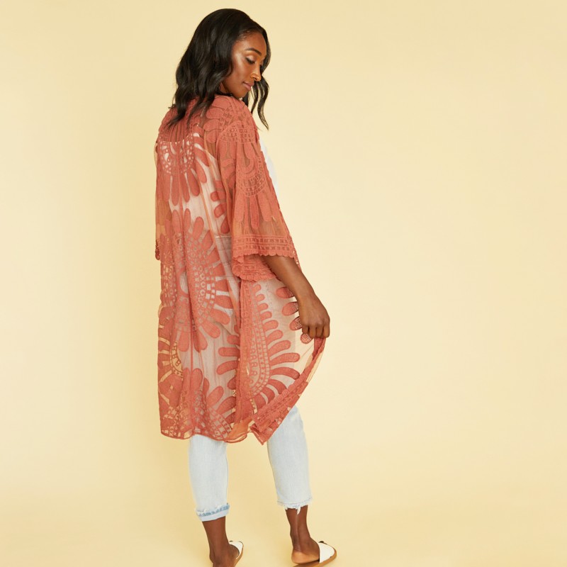 Embroidered Cardigan - Standard