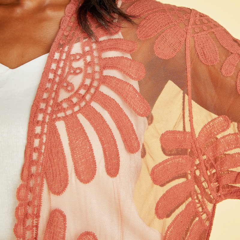 Embroidered Cardigan - Standard