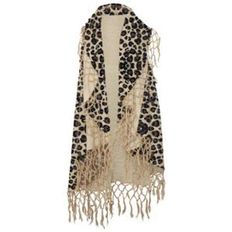 lèrumi standard fringe cardigan