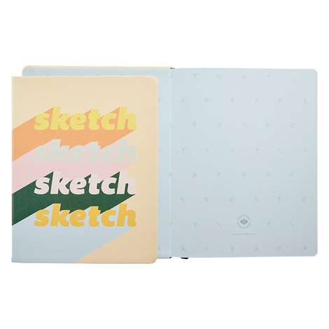 Denik Sketch Sketch Sketch Desk Pad And Vegan Leather Sketch Book