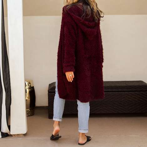 cozy open cardigan