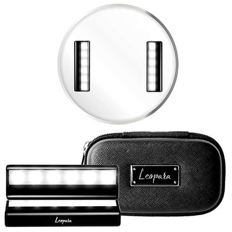 Leopara Duo Personal Lighting System In Jet Black Fabfitfun Leopara Duo Personal Lighting System In