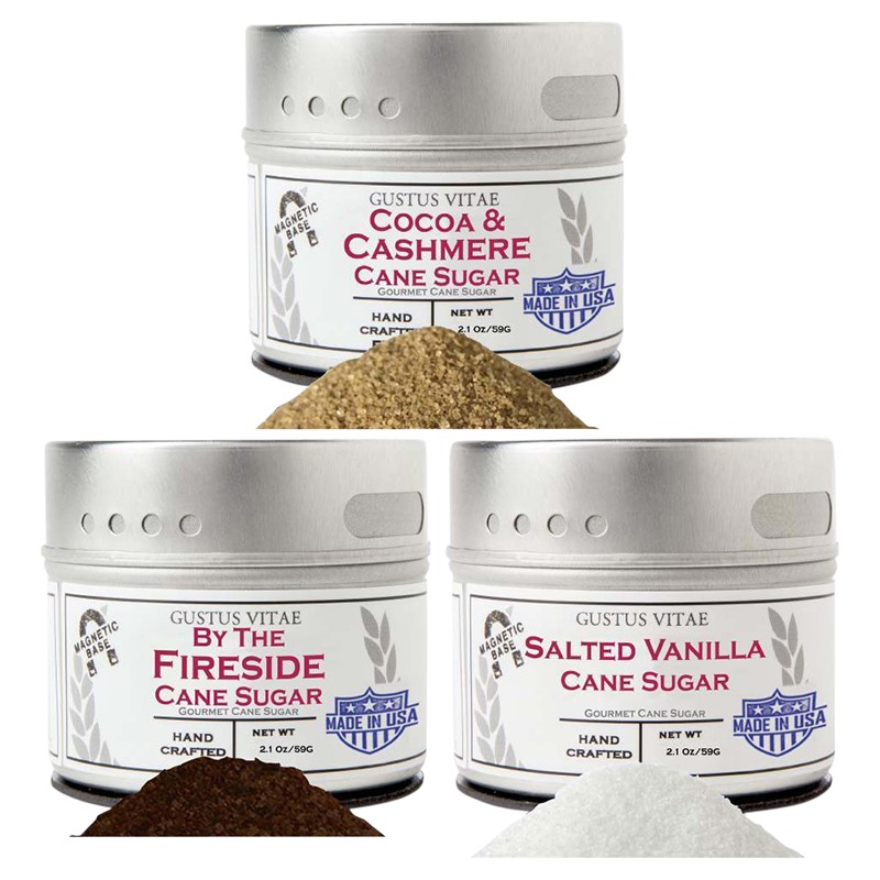 By the Fireside - Set of 3 Sugars