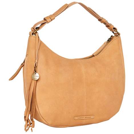 Hot Lucky Brand Leather Hobo Bag