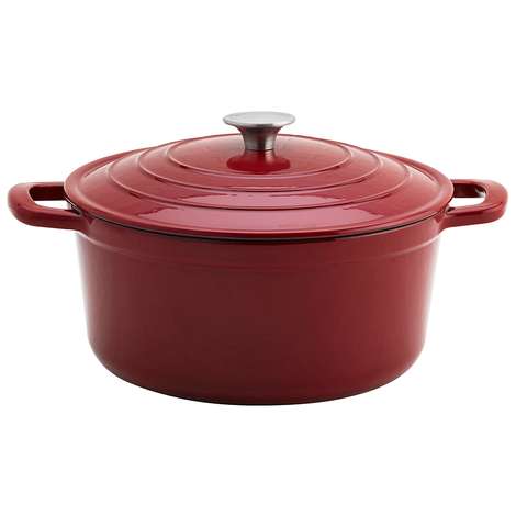 Our Table™ 2 qt. Enameled Cast Iron Dutch Oven in Red, 2 Qt