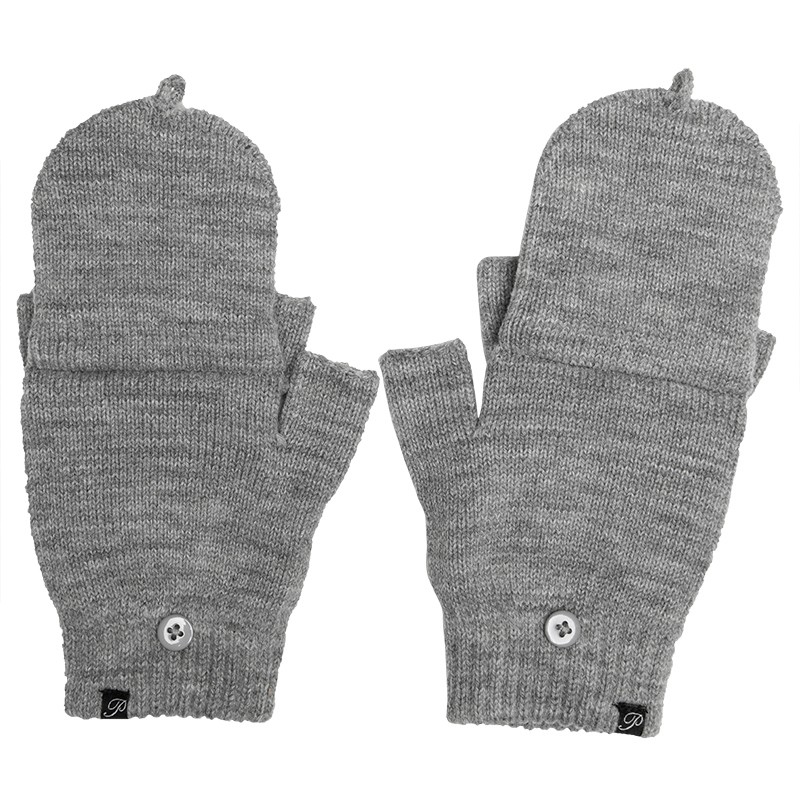 Fleece-Lined Fingerless Texting Mittens