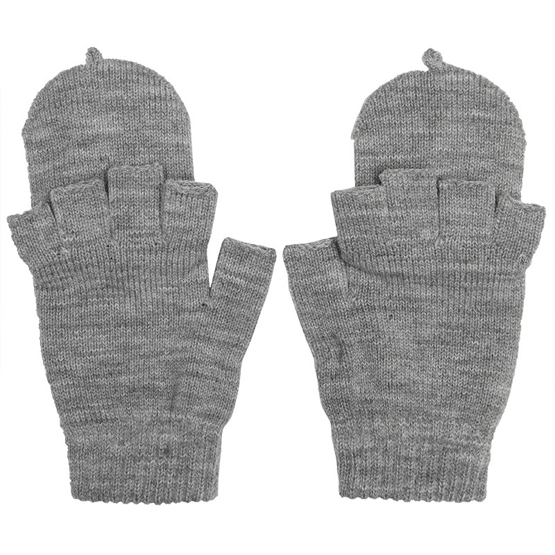 Fleece-Lined Fingerless Texting Mittens