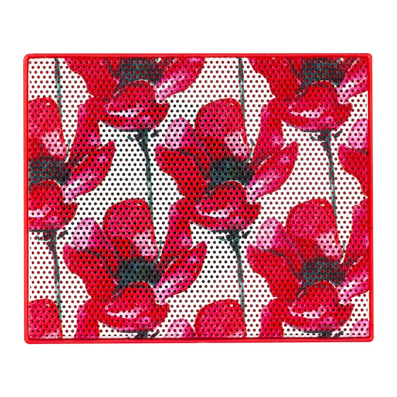 POP Printed Portable Bluetooth Speaker - Red Floral