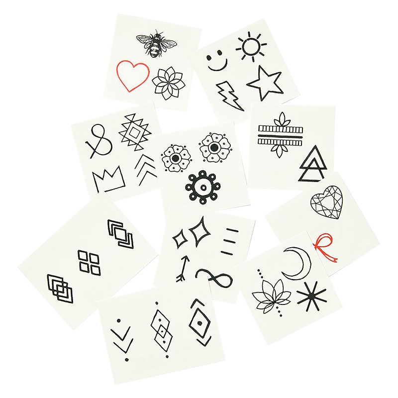 Finger Tats Temporary Tattoo Pack