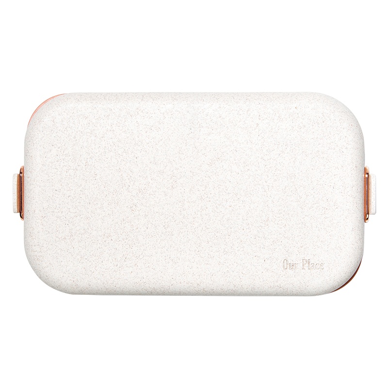 Layered Lunch Box with Clips + Utensils