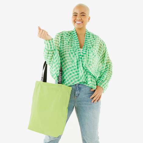 Ripstop Tote in Lime by Baggu - FabFitFun