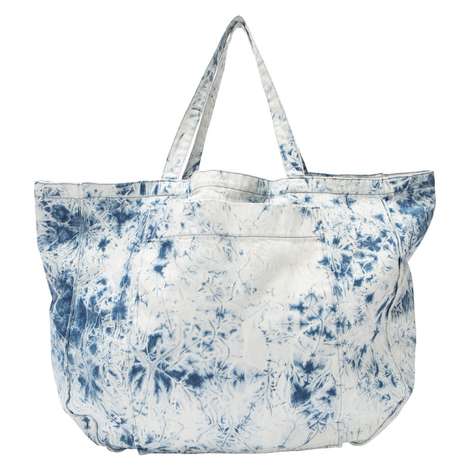 【OVERDUEFLAIR】OVERDUE COTTON TOTE BAG Lug Medium Tote - Cabby SE - QVC.com