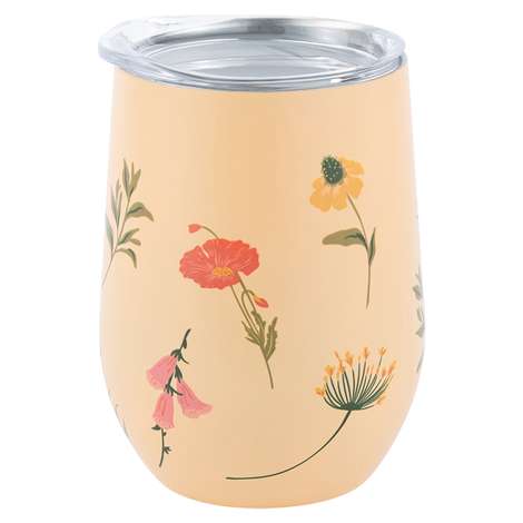 Chic & Tonic Full Bloom Floral Printed Wine Tumbler - FabFitFun