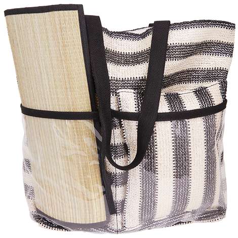 beach bag with mat